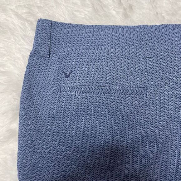 Callaway Mens Shorts Active Waist Performance Blue Golf Pegs Size 36 Stretch - Picture 9 of 10